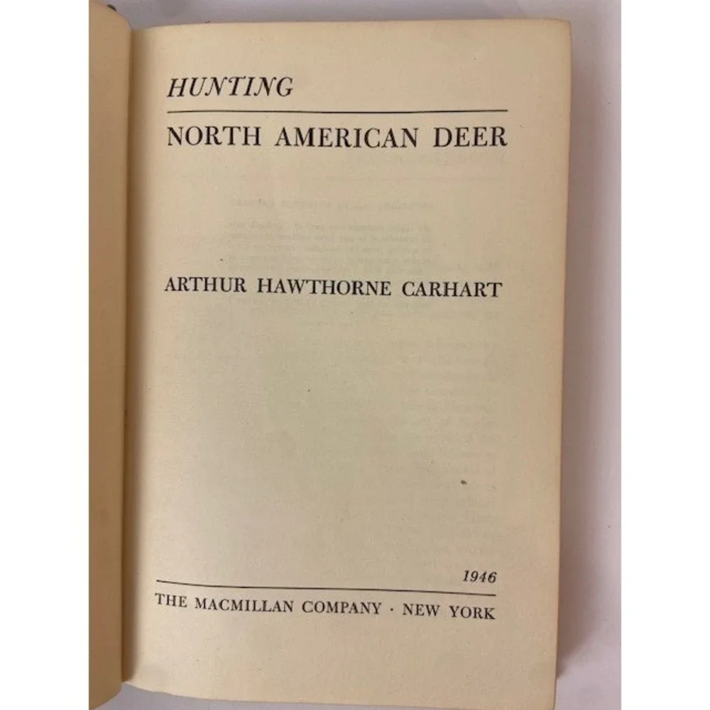 Arthur Hawthorne Carhart hunting north